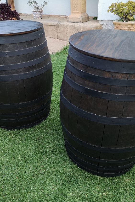 Wine Barrel Tables